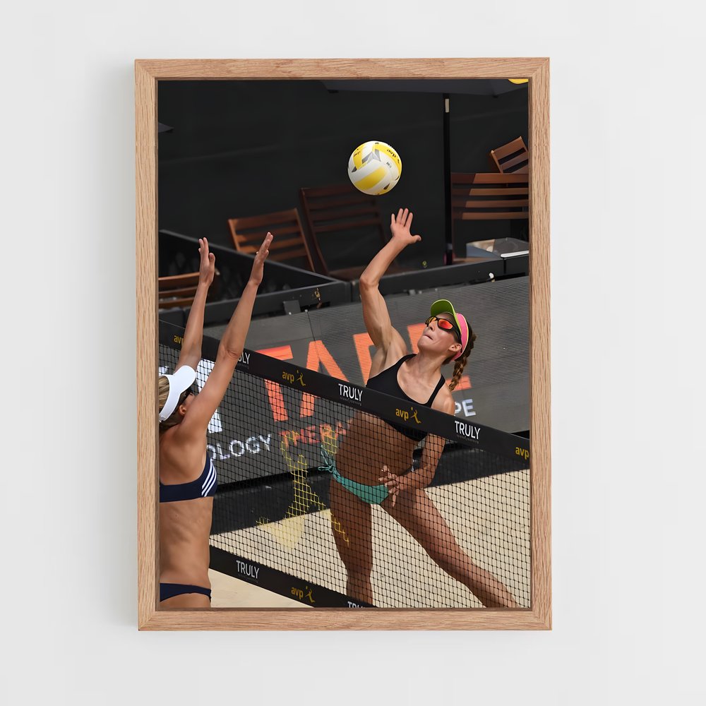 Poster Australia de national – affiche Beach-volley (vue 4)